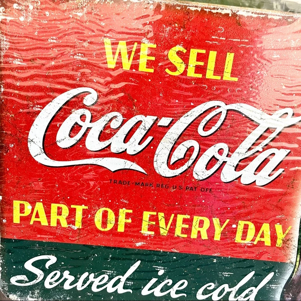 NEW Coca Cola Metal Sign